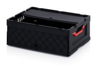 ESD-Faltboxen mit Deckel, mit Deckel, 600x400x220 mm,...