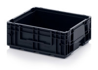 ESD-R-KLT-Behälter, 400x300x150 mm, Schwarz