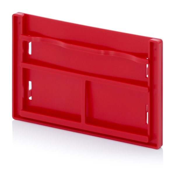 Etikettenhalter, zur Kennzeichnung des Beh&auml;lterinhaltes, 250x150 mm, Rot