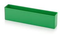 Einsatzkästen für Sortimentsboxen, 260x52x63 mm, Gelbgrün