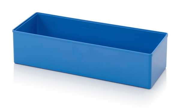 Einsatzk&auml;sten f&uuml;r Sortimentsboxen, 260x104x63 mm, Himmelblau