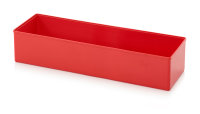 Einsatzkästen für Sortimentsboxen, 312x104x63 mm, Rot