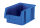 Sichtlagerkasten PLK 2, blau, aus PP, 330x213x150 mm