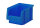 Sichtlagerkasten PLK 3, blau, aus PP, 230x150x125 mm