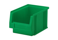 Sichtlagerkasten PLK 3, grün, aus PP, 230x150x125 mm