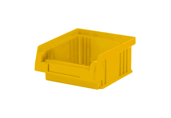 Sichtlagerkasten PLK 5, gelb, aus PP, 89x102x50 mm