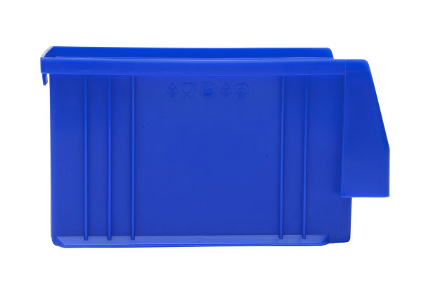 Sichtlagerkasten PLK 3 SP, blau aus PP, 230x150x125 mm