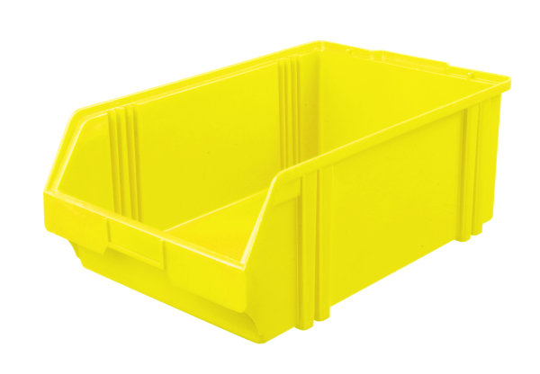 Sichtlagerkasten LK 1b, gelb, 500x300x200 mm