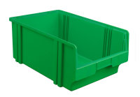 Sichtlagerkasten LK 1, grün, aus Polystyrol, 500x300x180 mm