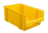 Sichtlagerkasten LK 1, gelb, aus Polystyrol, 500x300x180 mm