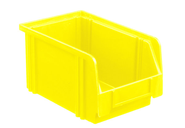 Sichtlagerkasten LK 3, gelb, 230x140x130 mm