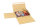 Buchverpackung Drehfix,315 x 230 x 10 - 100mm, braun mit Selbstklebeverschluss
