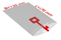 PE-Druckverschlussbeutel 120x170mm, 50&micro;,...