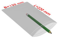 PE-Druckverschlussbeutel, 150 x 220 mm, St&auml;rke 50 &micro;, transparent