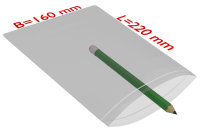 PE-Druckverschlussbeutel, 160 x 220 mm, St&auml;rke 50 &micro;, transparent