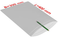PE-Druckverschlussbeutel, 300 x 400 mm, St&auml;rke 50 &micro;, transparent