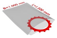 PE-Flachbeutel,  1.000 x 1.500 mm ( B x L ) 50&micro;, transparent