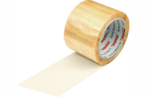 PVC-Klebeband, 75 mm breit x 66 lfm, St&auml;rke 54 &micro;, transparent