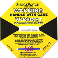 Shockindikator Shockwatch gelb
