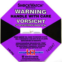 Shockindikator Shockwatch lila