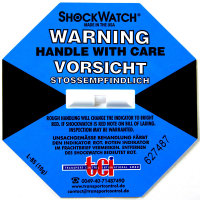 Shockindikator Shockwatch, 10 g / 50ms blau
