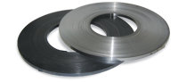 Stahlband, gebläut, 16 mm breit x 0,5 mm Stärke, in Scheibenwicklung