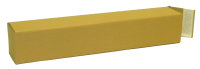 Wellpapp-Faltkarton 1-wellig, 108 x 108 x 610 mm, Qualität 1.20 B