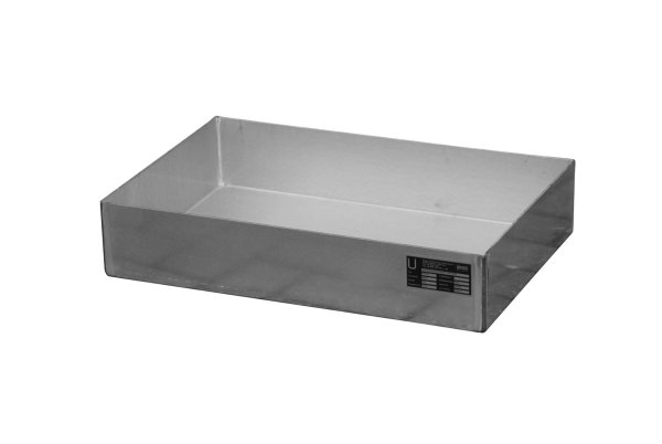 Kleingebindewanne f&uuml;r Paletten KGW-P 1, Edelstahl 1.4571, 600x400x120 mm