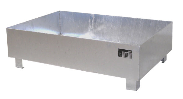 Auffangwanne WO-2/200, feuerverzinkt, 1200x800x360 mm