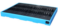 GREEN-LINE PE-Bodenschutzwanne BWP-PE 300, aus robustem Polyethylen, Blau, 1660x1260x150 mm
