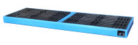 GREEN-LINE PE-Bodenschutzwanne BWPS-PE 300, aus robustem Polyethylen, Blau, 2610x895x150 mm