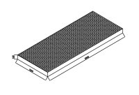 LaCont Sicherheitsbodenelement BS 25.10/123, &Uuml;-Zeichen; verzinkt