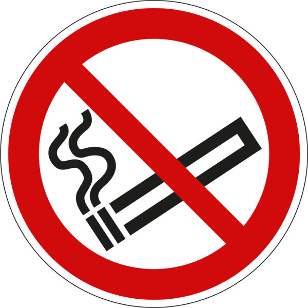 Verbotsschild &quot;Rauchen verboten&quot;