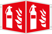 Brandschutz-Winkelschild "Feuerlöscher"