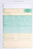 Formular Ankaufschein für ein gebrauchtes Kfz, selbstdurchschreibend, 2-fach, Format: DIN A4, Mehrfarbig, Verpackungseinheit: 1 BLK/25