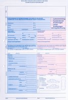 Formular Mietvertrag und Rechnung für Selbstfahrer, DIN A4, selbstdurchschreibend, 2-fach, Mehrfarbig, Verpackungseinheit: 1 BLK/25