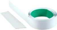 Flexibles und selbstklebendes Magnetband zum individuellen Zuschneiden, zur Anbringung von Dokumenten mit Magneten, Länge: 2,5 m, Weiß, Verpackungseinheit: 1 ROL