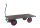 Schwerlastwagen, 2000 x 1000 mm, 1500 kg Tragf&auml;higkeit, Blau, luftbereift