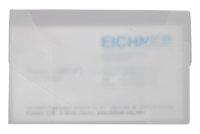 Visitenkartenbox aus PP f&uuml;r bis zu 25 Visitenkarten, mit Einsteckverschluss, Format 93 x 59 mm, Silber, Verpackungseinheit: 1 STK