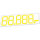 Selbstklebende Zahlen / Ziffern zum Aufbringen auf die Frontscheibe, einfach zu l&ouml;sen, auff&auml;llige Preisauszeichnung, bis 99.999,-, Gelb, Ma&szlig;e 1160 x 240 mm, Verpackungseinheit: 10 STK