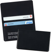 Kreditkarten-Klapph&uuml;lle aus PVC-Folie,...