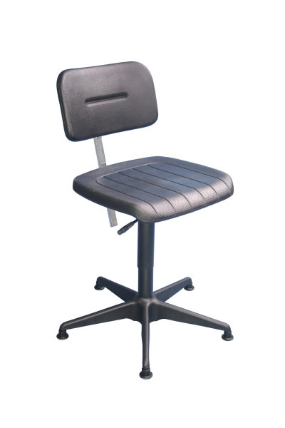 ESD Drehstuhl - Sitz und R&uuml;ckenlehne - verschiedene Farben / Materialien, Verstellbar,&nbsp;Sitzh&ouml;henoption, Stahl-Fu&szlig;kreuz, Bodengleiter oder Rollen