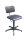 ESD Drehstuhl - Sitz und R&uuml;ckenlehne - verschiedene Farben / Materialien, Verstellbar,&nbsp;Sitzh&ouml;henoption, Stahl-Fu&szlig;kreuz, Bodengleiter oder Rollen