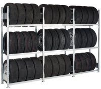 Räder- /Reifenregal mit Stecksystem, verzinkt, 150kg Fachlast, in verschiedenen Größen