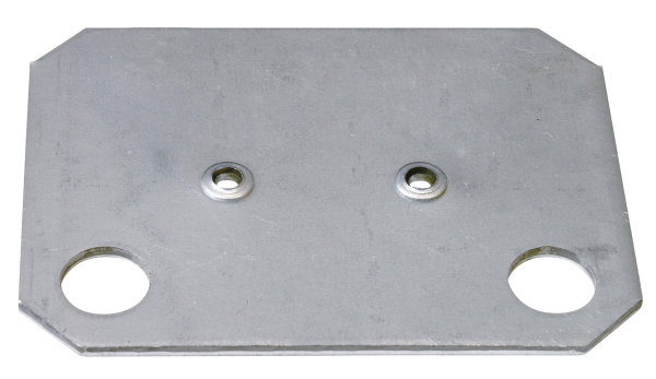 Unterlegplatte 2 mm f&uuml;r - Einfach-Klemmfu&szlig; Stecksystem