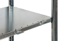 Stecksystem Eckregal verzinkt - 2500x1000x300 mm, 12 B&ouml;den 150 kg