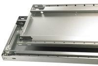 Zusatzfachboden für Eckregal - 1000x400 mm, mit Längenriegeln