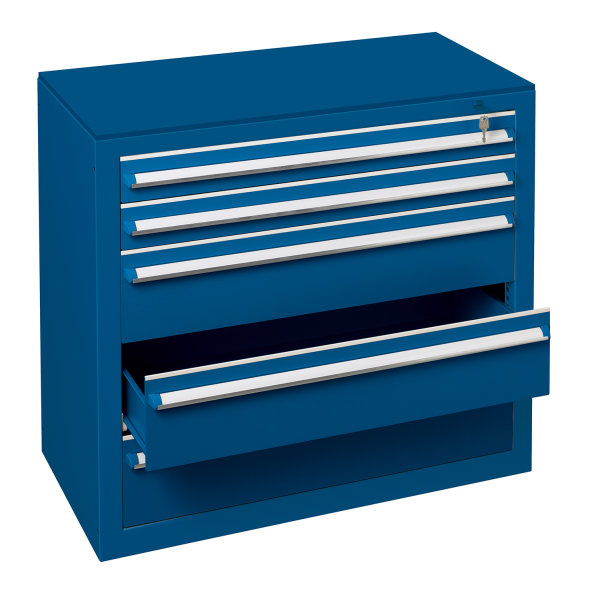 Schubladenblock 1100x500 mm HxT - 5 Schubladen 200 mm