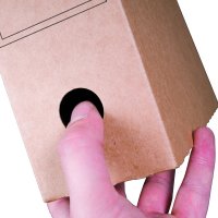 SBP Archivbox f&uuml;r H&auml;ngemappen, 328x115x239mm, wiederverschlie&szlig;bar, braun, VE 10 St&uuml;ck