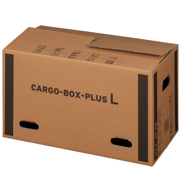 CargoBox Plus L, braun, 64x34x36cm, 2-wellig